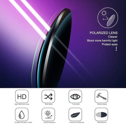 HD Polarized Photochromic Sunglasses UV400 Protection