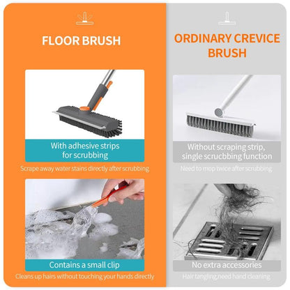 Innovative 3 in 1 Floor Scrub Brush