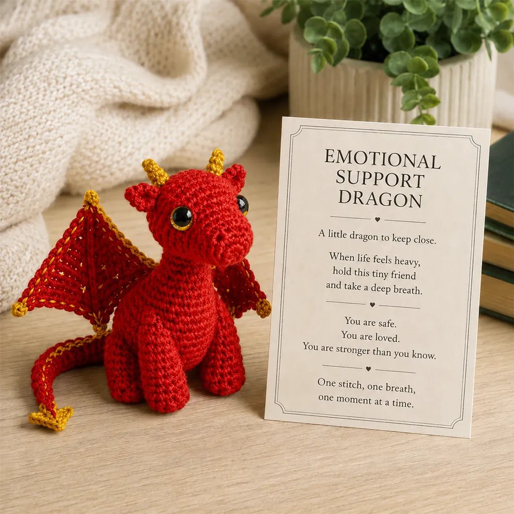 🔥Last Day: BUY 3 GET 1 FREE - 🐲💕Emotional Support Dragon Pocket Buddy