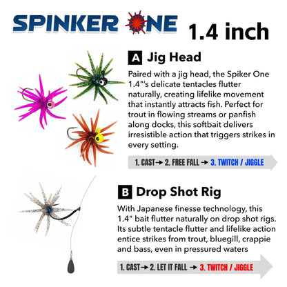🎣2026 HOT SALE 49% OFF🐙 Tentacle Finesse Soft Plastic Lure