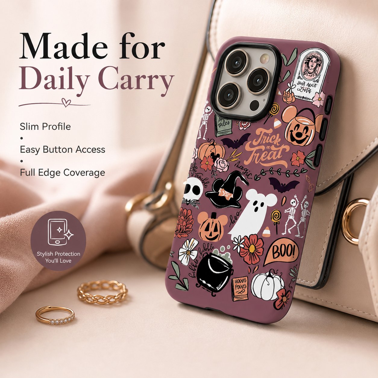 🎃 Spooky Halloween Phone Case — Dress Your Phone for the Season! 👻