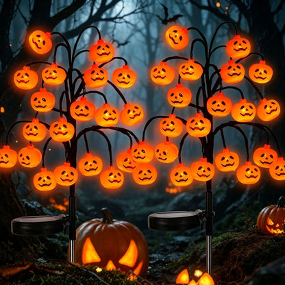 🔥🎃 Pumpkin Solar Stake Lights – Halloween Outdoor Yard Decor
