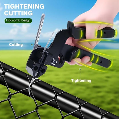 🔥Stainless Steel Cable Tie Gun with Metal Zip Ties