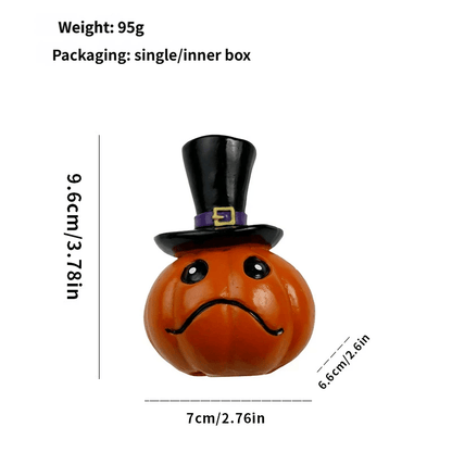 Halloween Spooky Pumpkin-Head Resin Ornament🎃