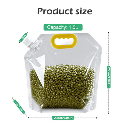 5 Counts Reusable Food Sealed Bags