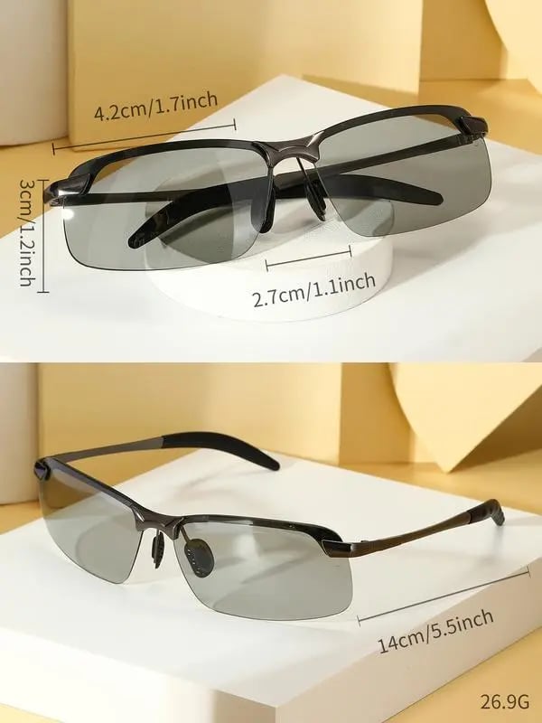 HD Polarized Photochromic Sunglasses UV400 Protection