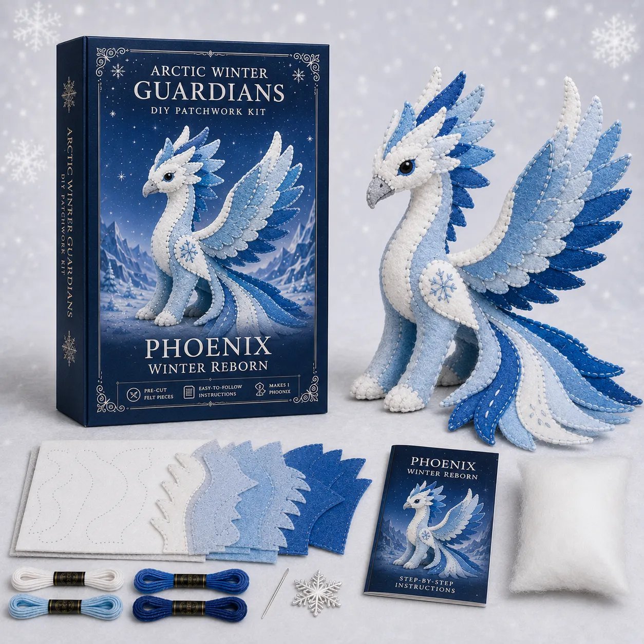 ❄️ Arctic Winter Guardians DIY Patchwork Kit