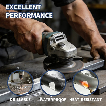 Steel Reinforced Epoxy Putty, Easy Operation, High Strength & Strong Adhesion, Excellent Restoration,