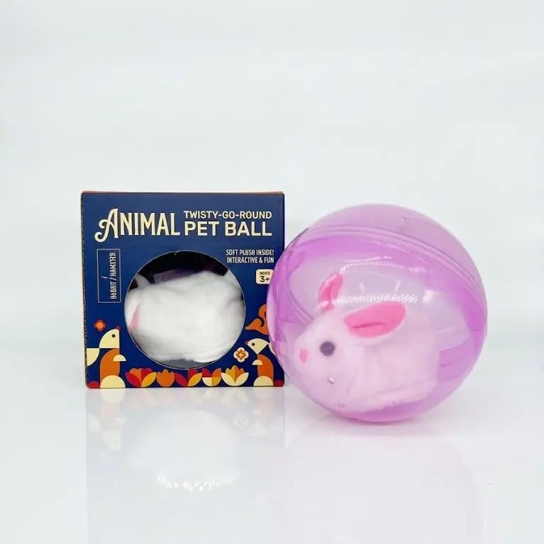 Auto-Rolling Ball with Mouse Hands-Free Play for Indoor Cats