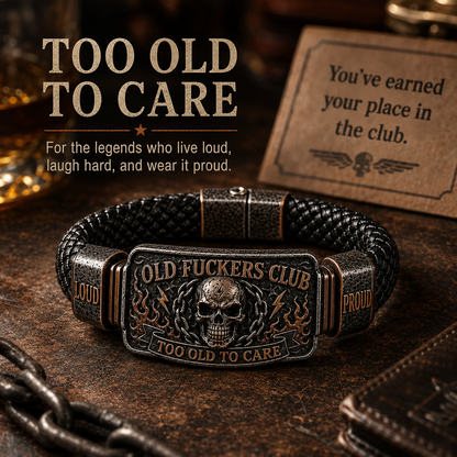 ☠️ Old Fuckers Club & Wild Freedom 🪓 | 2026 Limited Edition Vintage Bracelet