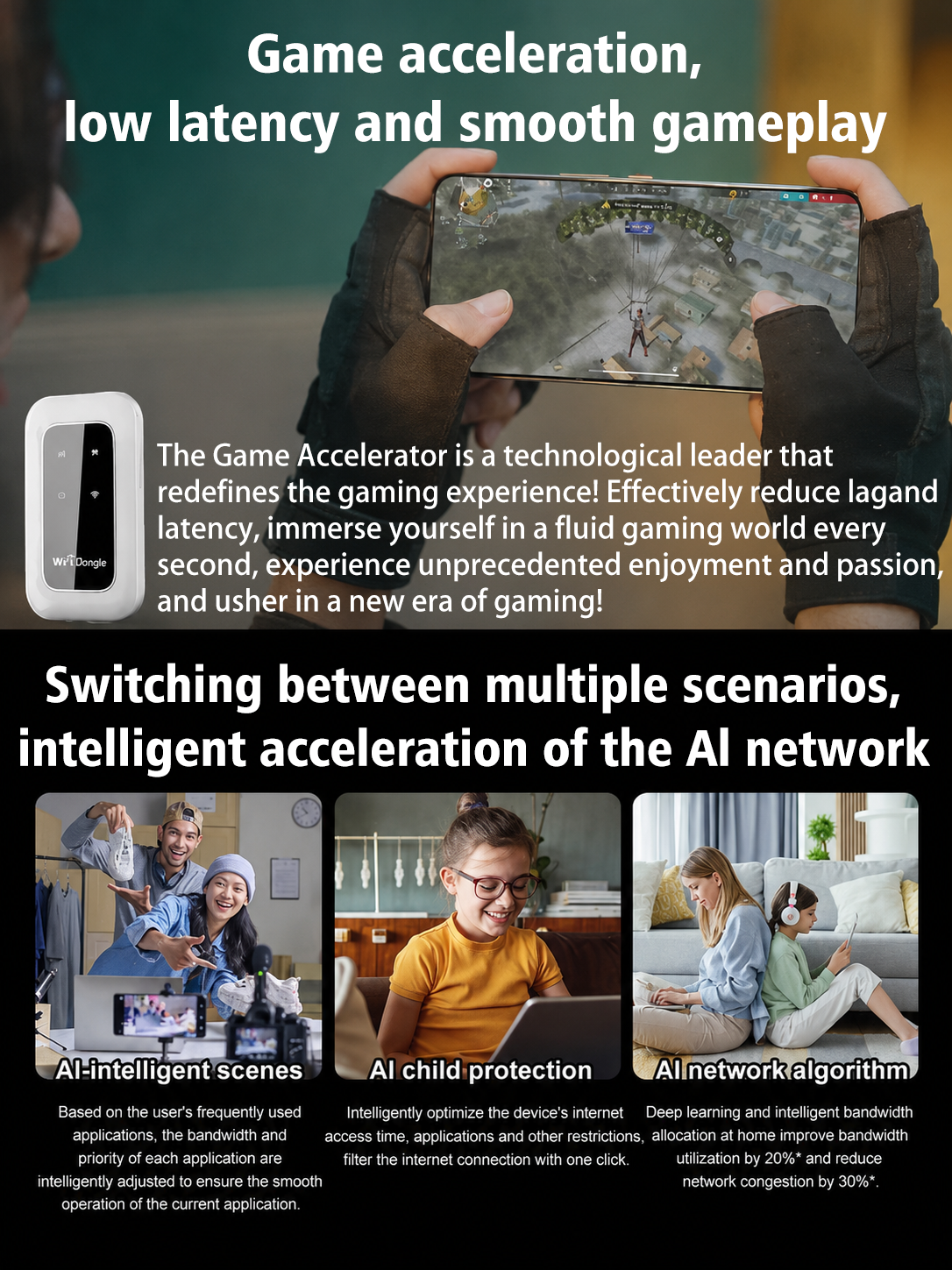 🎁This Week's Surprise price- [Power on and use] All-network portable wifi