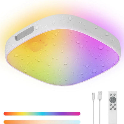 ⚡Hot Sales 49% OFF🔥Shower Lights IP65 Waterproof, Motion Sensor Ceiling Light, Rechargeable Closet Light with 10000mAh Battery