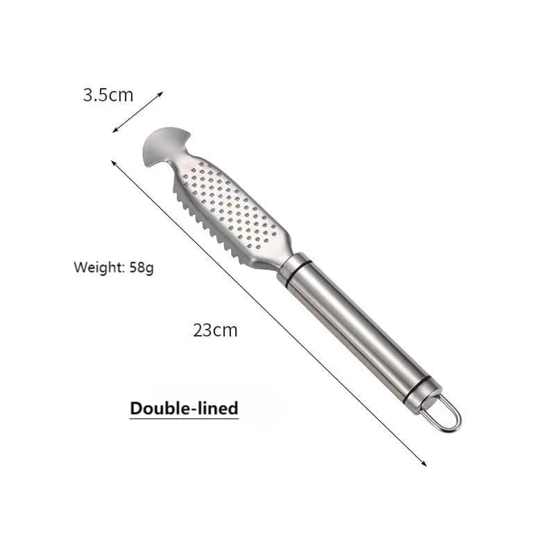🐟2-in-1 Stainless Steel Fish Scaler + Ginger Grater