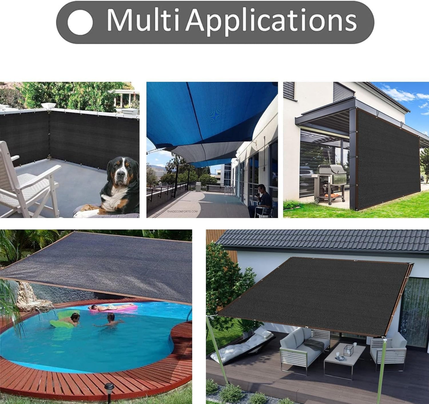 Outdoor Courtyard Shade Net
