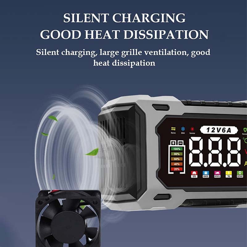🔌🚗12V/24V Smart Battery Charger, Maintainer & Trickle Charger🔋