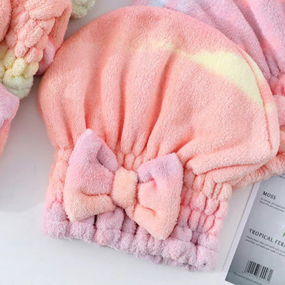 💧Super Absorbent Microfiber Hair Towel Wrap, Quick Dry Hair Turban for Women Long Hair