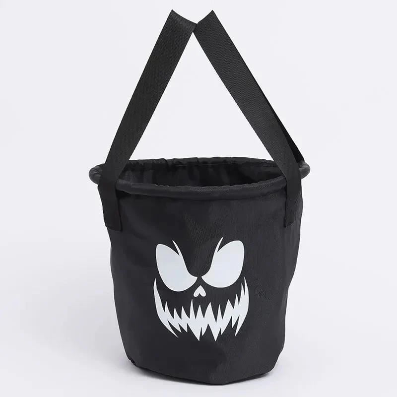 👻 Glow-in-the-Dark Halloween LED Candy Basket  Bags🎃5 Pack Pumpkin Trick or Treat Bags with Glow Lights for Kids, Parties & Halloween Decorations