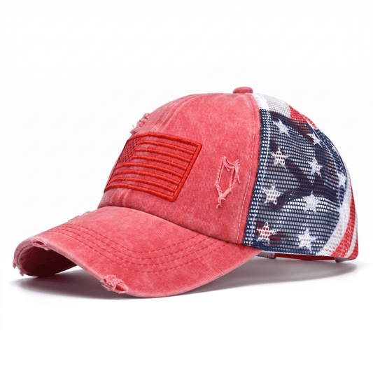 🔥Bold Freedom Ponytail Cap