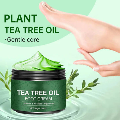 🥳2026 HOT SALE🥳💞50K+ Sold ✨Soothing Aloe Vera & Tea Tree Foot Moisturizer, Repairing Dry Cracked Feet Skin Care Cream