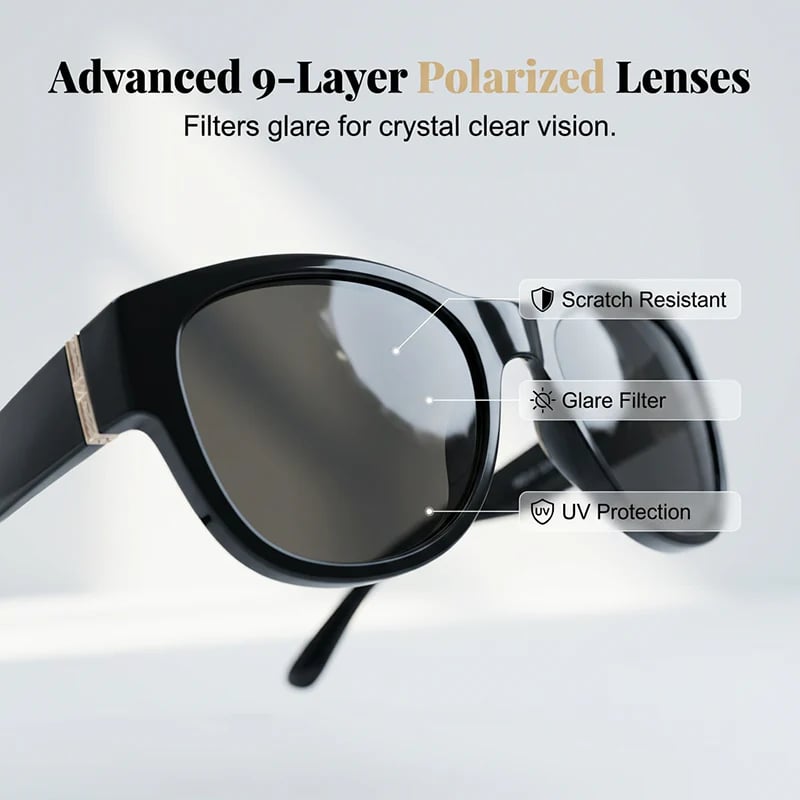 🔥 48% OFF · Large Sunglasses to Wear Over Glasses for Women ✨