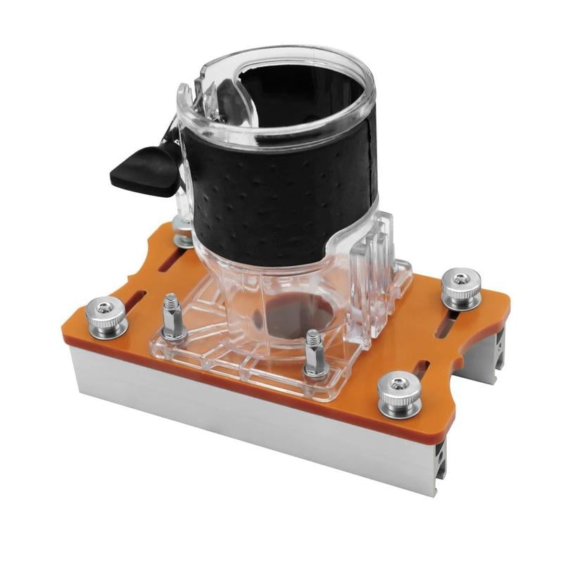 🔥Limited-time Sale🛠️Versatile 2-in-1 invisible fastening nut slotting base for woodworking routers and trimming applications.