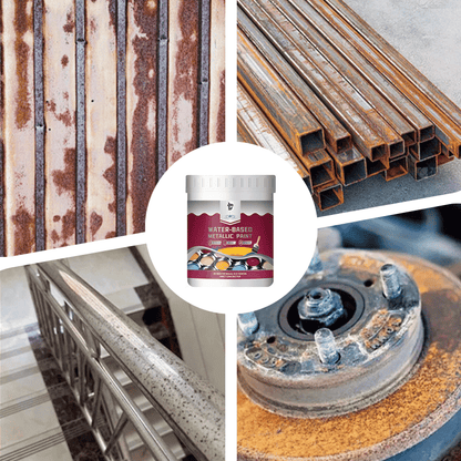 🔥Hot Sale 49% OFF🔥 Rust Converter & Metallic Paint – Stops Rust, Ready to Paint🛡️