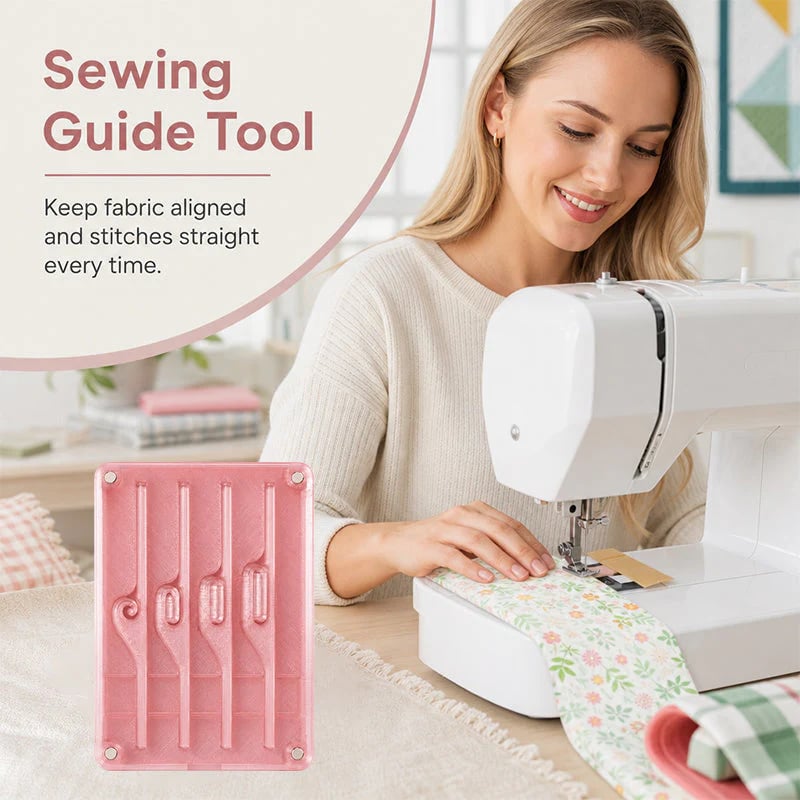 Sewing Machine Seam Guide – Auxiliary Positioning Tool for Straighter Stitching & Fabric Alignment