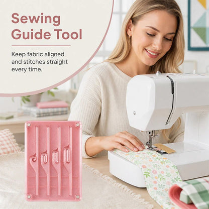 Sewing Machine Seam Guide – Auxiliary Positioning Tool for Straighter Stitching & Fabric Alignment