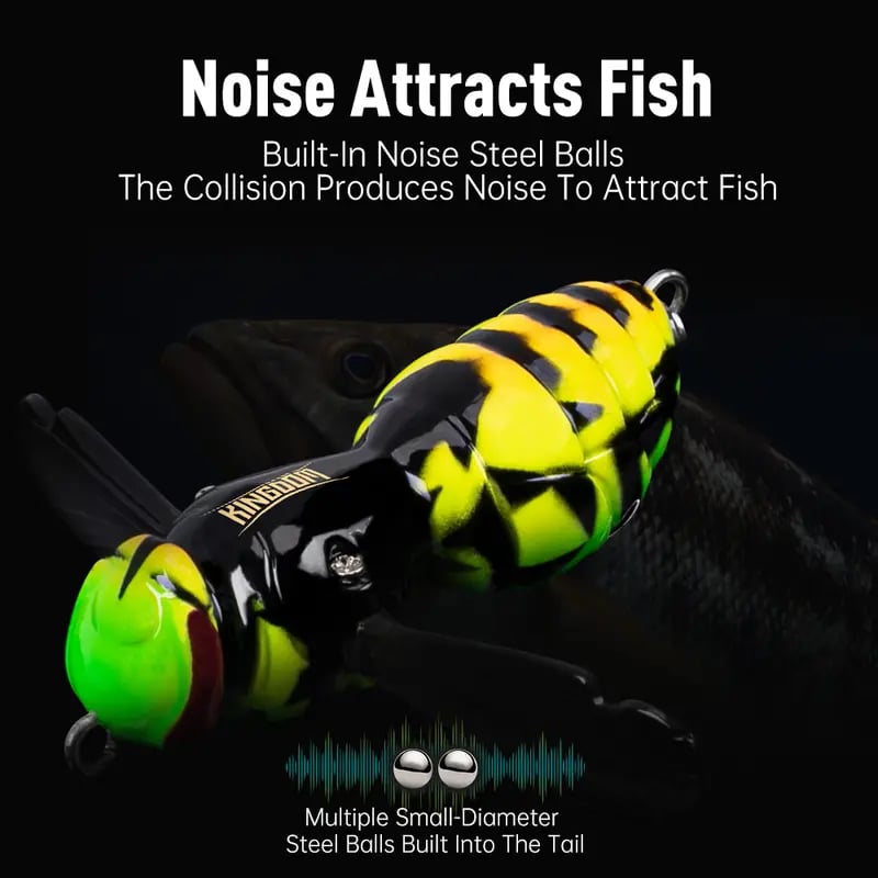 🔥 Last Day 69% OFF – 🐝 Bionic Wasp Topwater Lure That Triggers Explosive Strikes