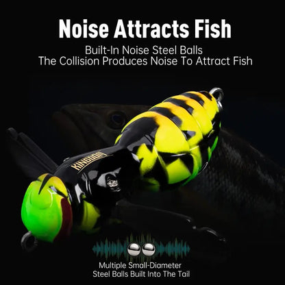 🔥 Last Day 69% OFF – 🐝 Bionic Wasp Topwater Lure That Triggers Explosive Strikes