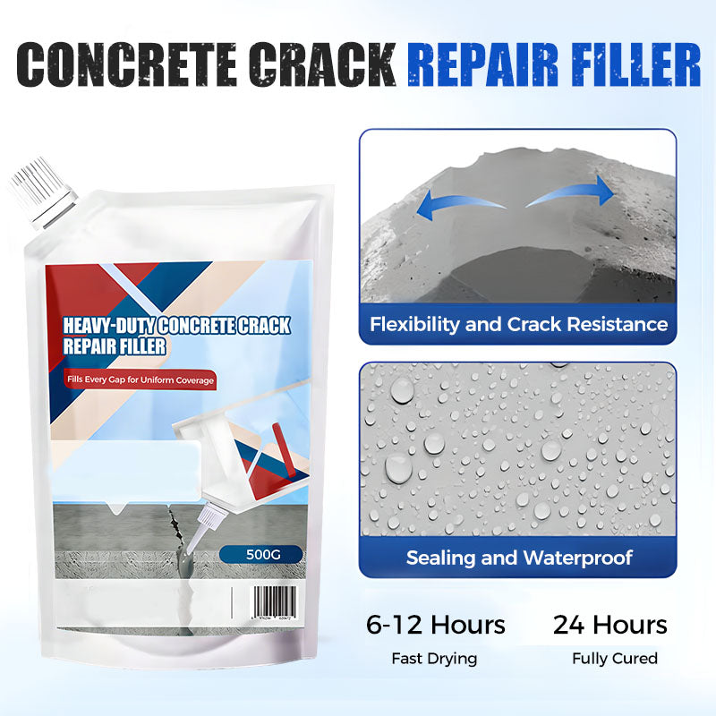 💐Limited Special Price & 50% OFF!! New Formula – Extra-Strength Concrete Crack Adhesive 🆚🛠️