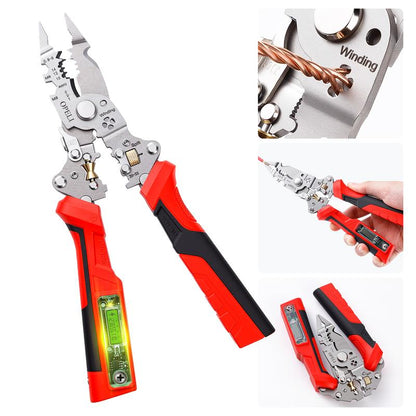 ⚡10-in-1 Wire Stripper Pliers With Voltage Tester | All-in-One Electrician Repair Tool