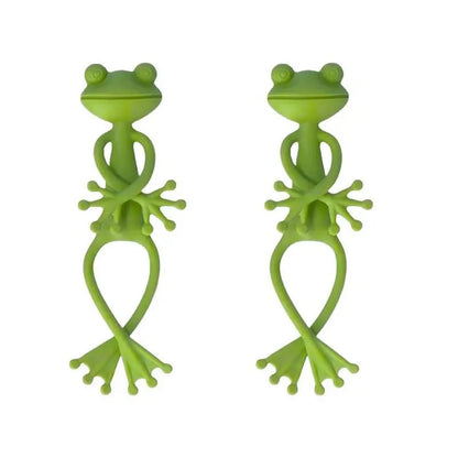 Frog Plant Stand Clips 🐸🌿 Support Climbing Plants Indoors Outdoors Stable Growth