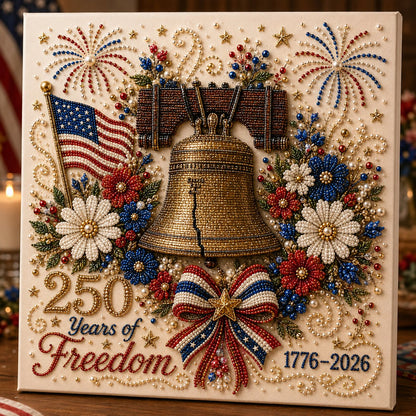 🇺🇸 USA 250th Anniversary DIY Pearl Painting Kit ✨❤️‍🔥