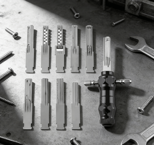 🔐Tubular Lock Pick Set: 9-in-1 Precision Unlocking Tool for Locksmiths