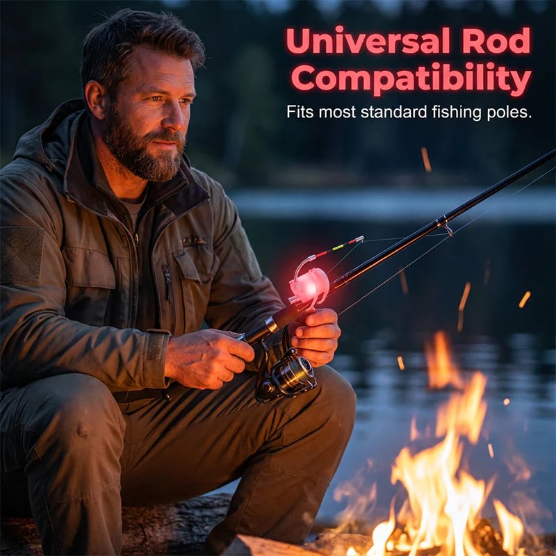 🎣 LIMITED-TIME✨ Electronic Fishing Bite Alarm – Instant Light & Sound Alert 🎯