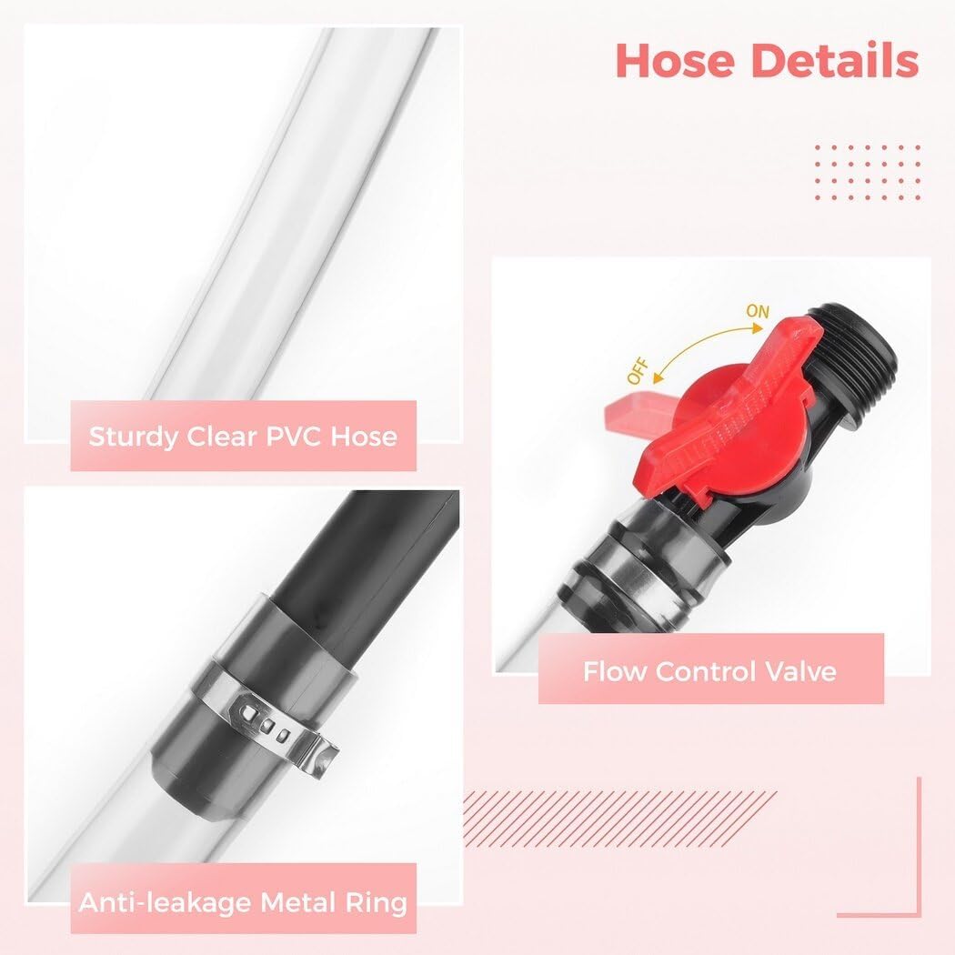 Deluxe Racing Fuel Hose with Ball Valve Shut Off⛽