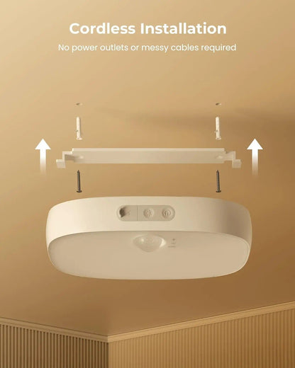 ⚡Hot Sales 49% OFF🔥Shower Lights IP65 Waterproof, Motion Sensor Ceiling Light, Rechargeable Closet Light with 10000mAh Battery