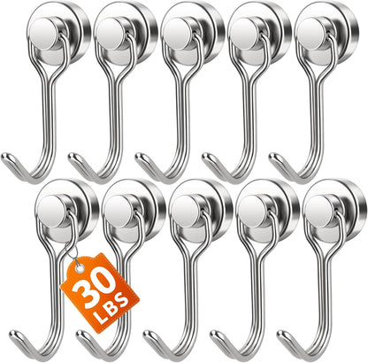 🔥Limited Time 49% Off✨2026 Upgrade Swivel Swing Magnetic Hooks 30LBS