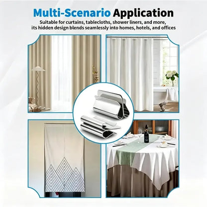 10 Pairs The New Magnetic Curtain Clips | Strong Double-Sided Light Blocking Magnets