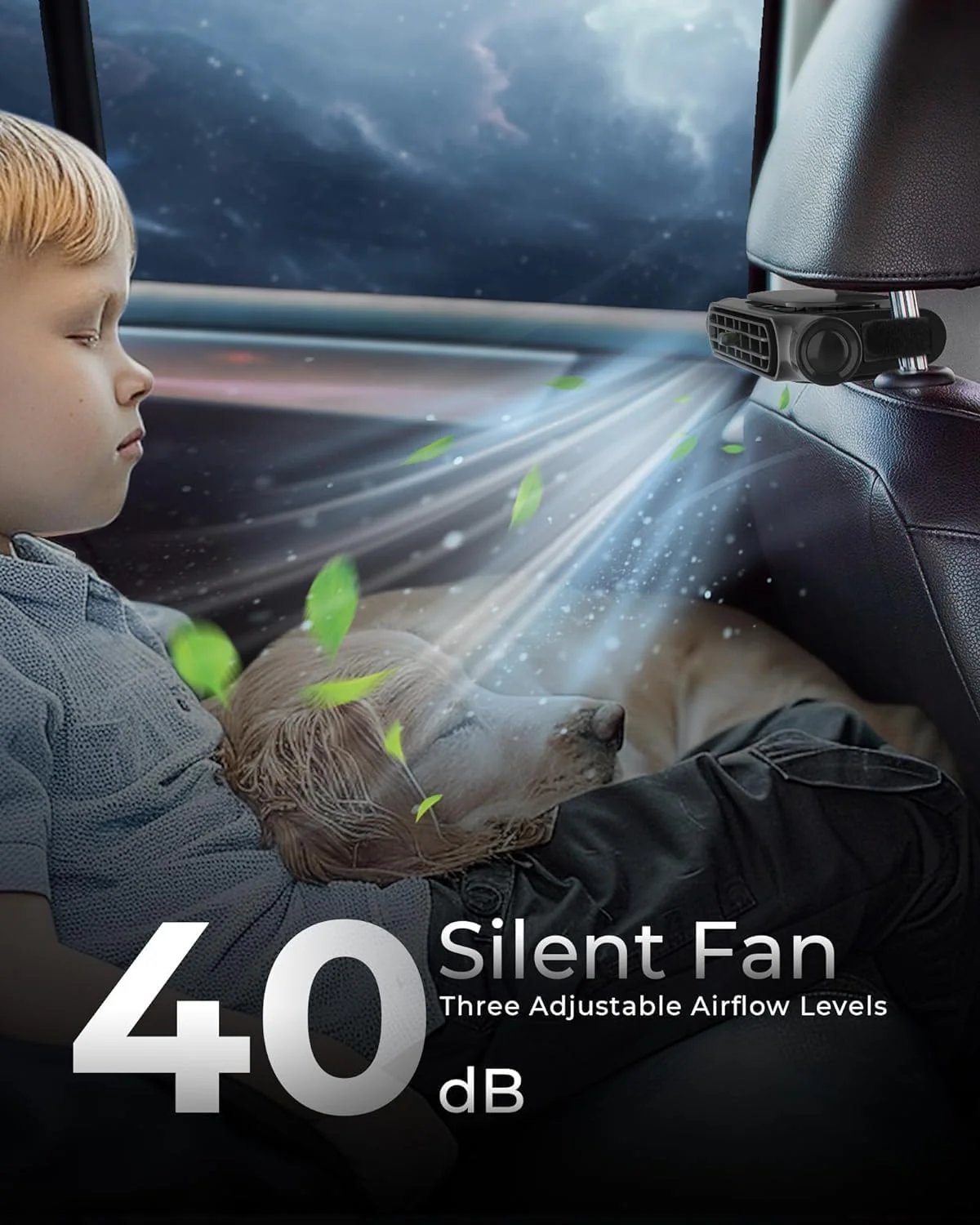 🔥Father’s Day 60% Off丨Dual Turbo Car Seat Cooling Fan