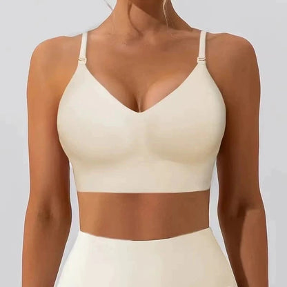 🔥Women's Solid Color Wireless Backless Bra