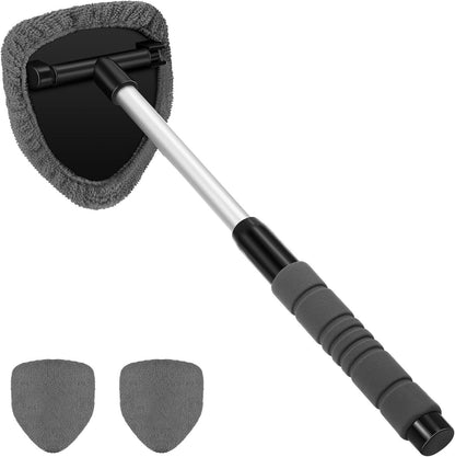 ⏰Final 3 Hours  : Microfiber Car Windshield Cleaning Tool with Extendable Handle