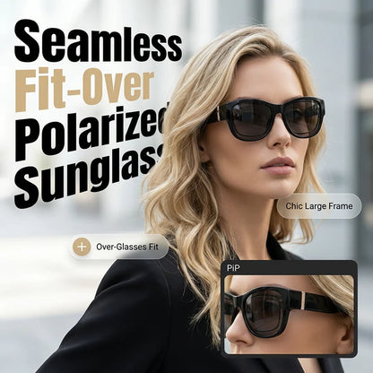 🔥 48% OFF · Large Sunglasses to Wear Over Glasses for Women ✨