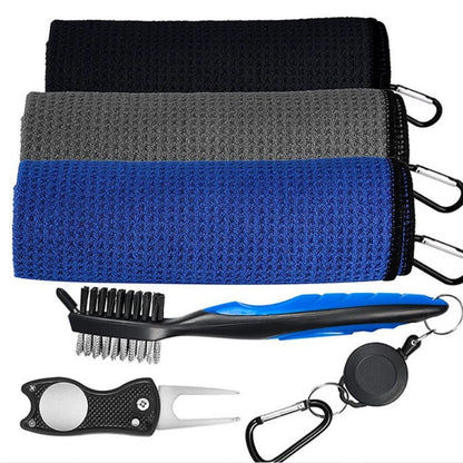 Golf Towel Set – Microfiber Waffle Pattern ⛳