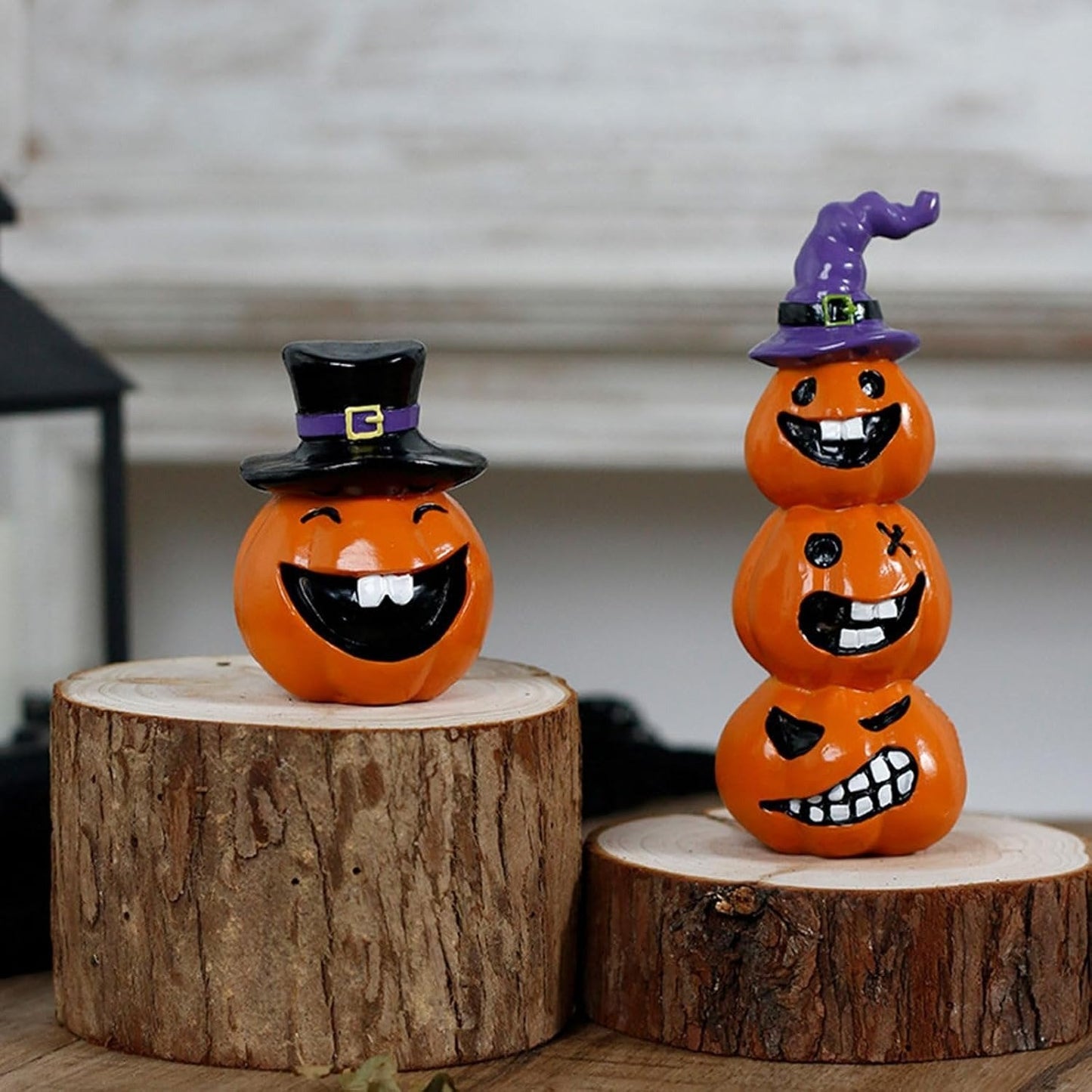 Halloween Spooky Pumpkin-Head Resin Ornament🎃