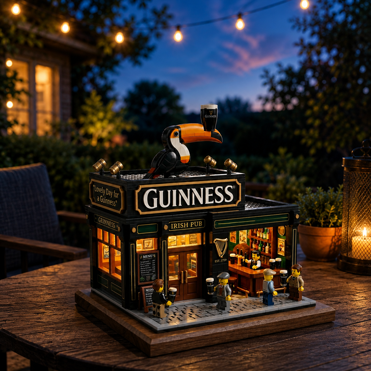 🍺Guinness Irish Pub Collector Edition Building Blocks Set