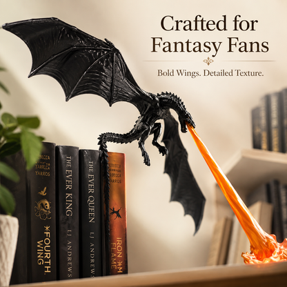 🚚 Buy 2 Get Free Shipping 🚚 🐉 3D Dragon Flame Bookshelf Nook Light