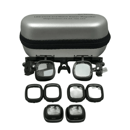 🔬 LIMITED-TIME 50% OFF! ✨ Precision LED Magnifier Glasses – Interchangeable Lenses, Dual LED, Hands-Free 💡