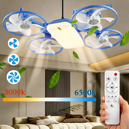 💡Drone-Inspired LED Ceiling Fan Light